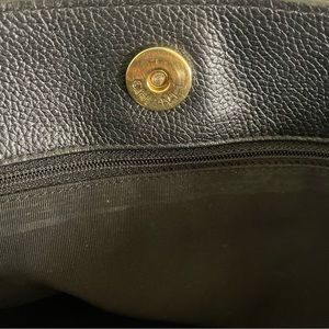 Chanel Cerf Executive Black Calfskin Leather Tote